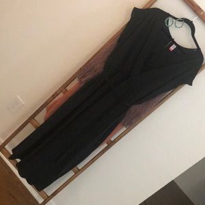 No Boundaries jumpsuit xxl, black crepe with sash